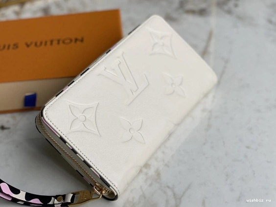 WIS LOUIS ZIPPY WALLET VUITTON 0802